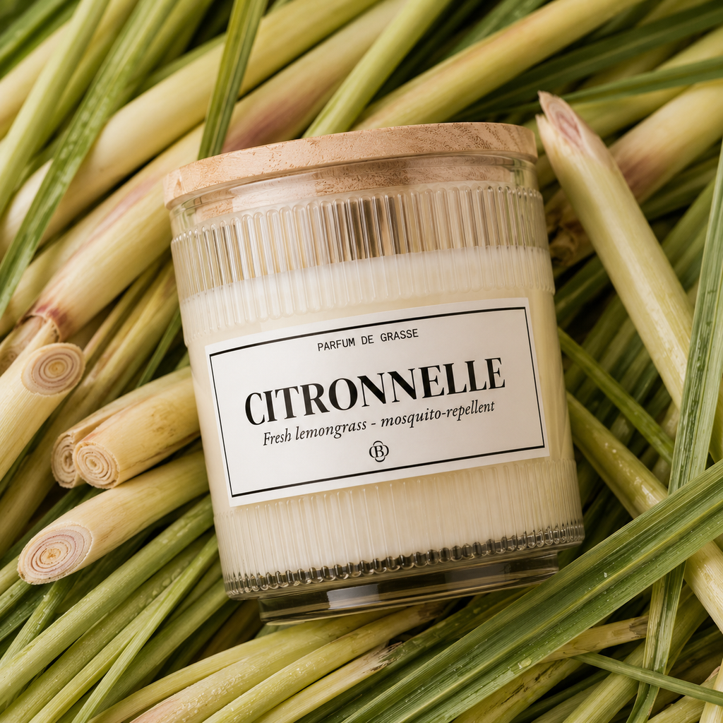 Bougie parfumée Citronnelle - Belle - Chic Bottle