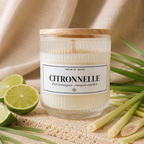 Bougie parfumée Citronnelle - Chic Bottle -Piramide olfative
