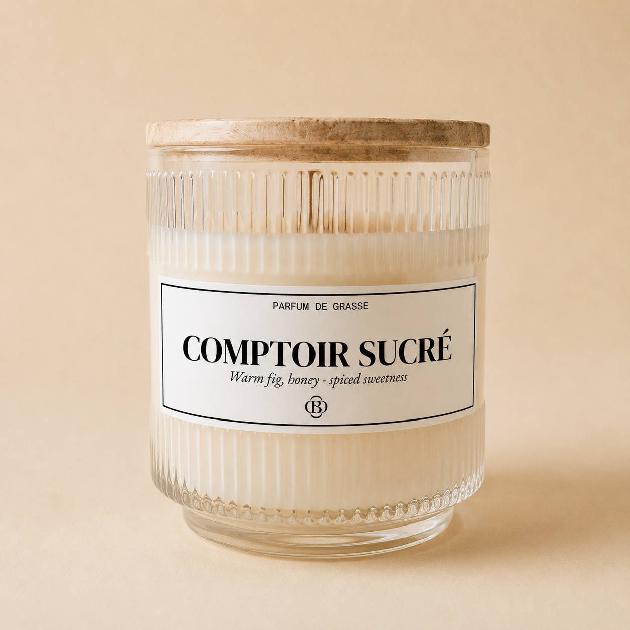 Bougie parfumée Comptoir sucré - Chic Bottle