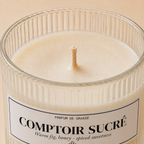 Bougie parfumée Comptoir sucré - Chic Bottle - Texture Cire