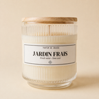 Bougie parfumée Jardin Frais - Chic Bottle