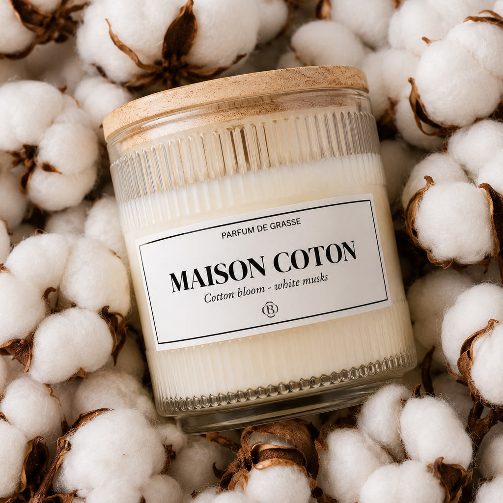 Bougie parfumée Maison Coton - Belle - Chic Bottle