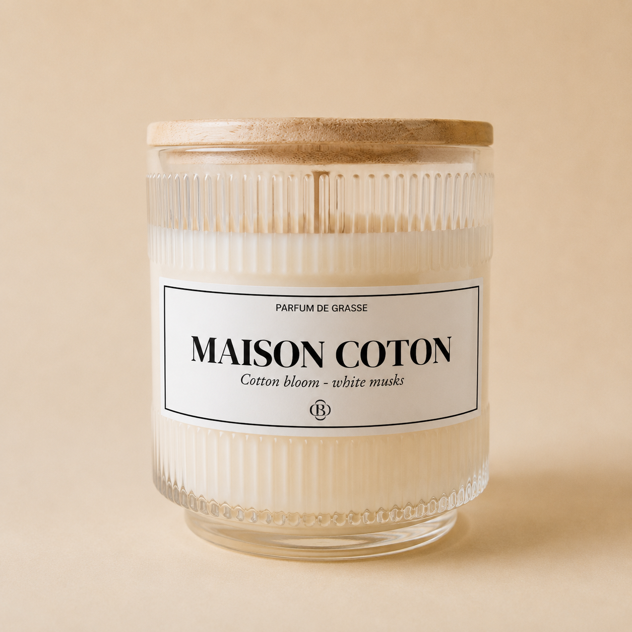 Bougie parfumée Maison Coton - Chic Bottle