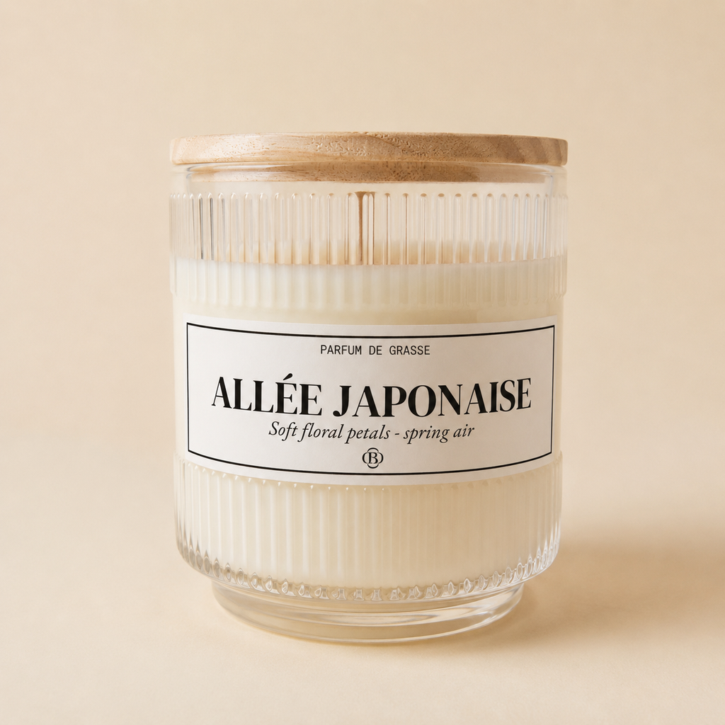Bougie parfumée allée japonaise - Chic Bottle