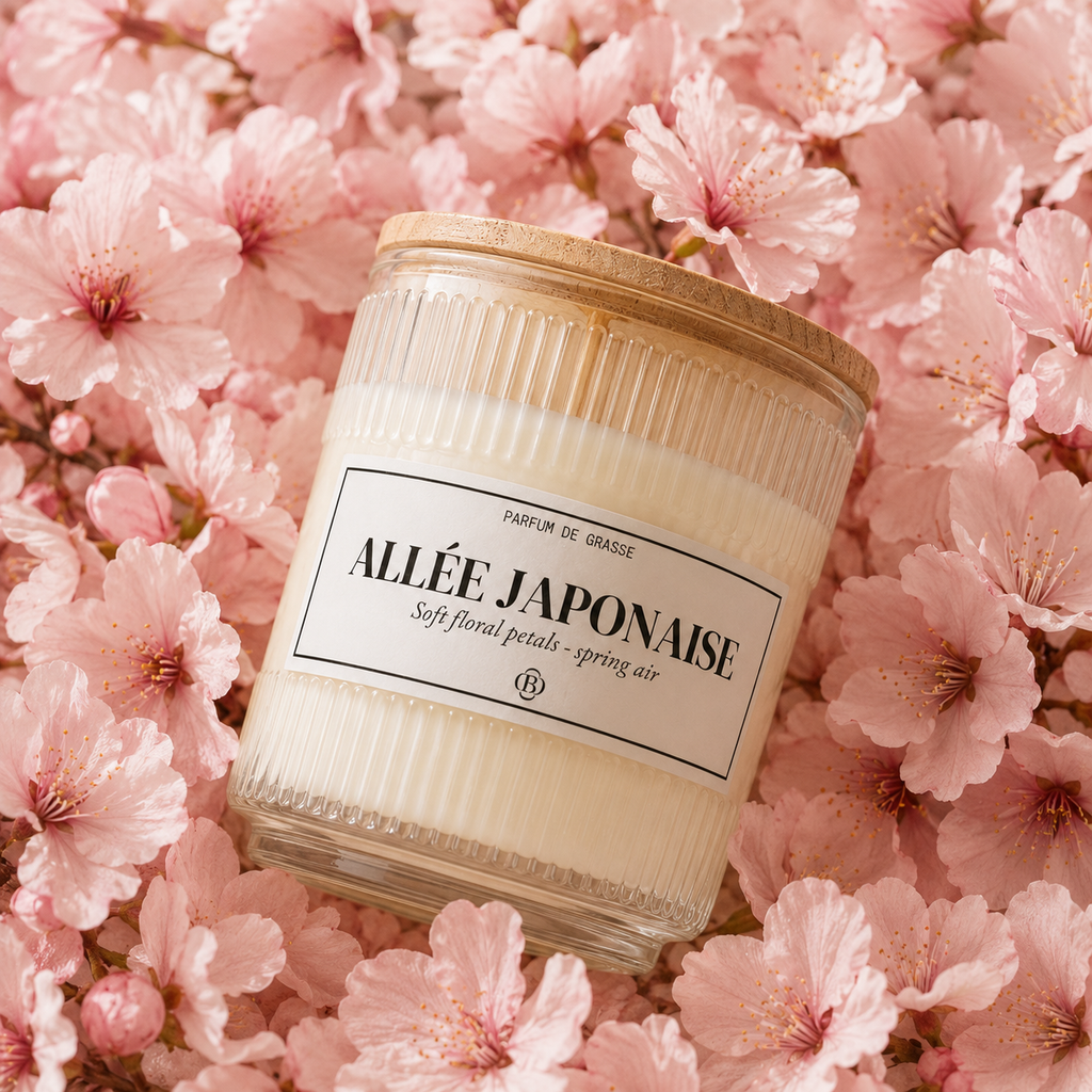 Bougie parfumée allée japonaise - Chic Bottle