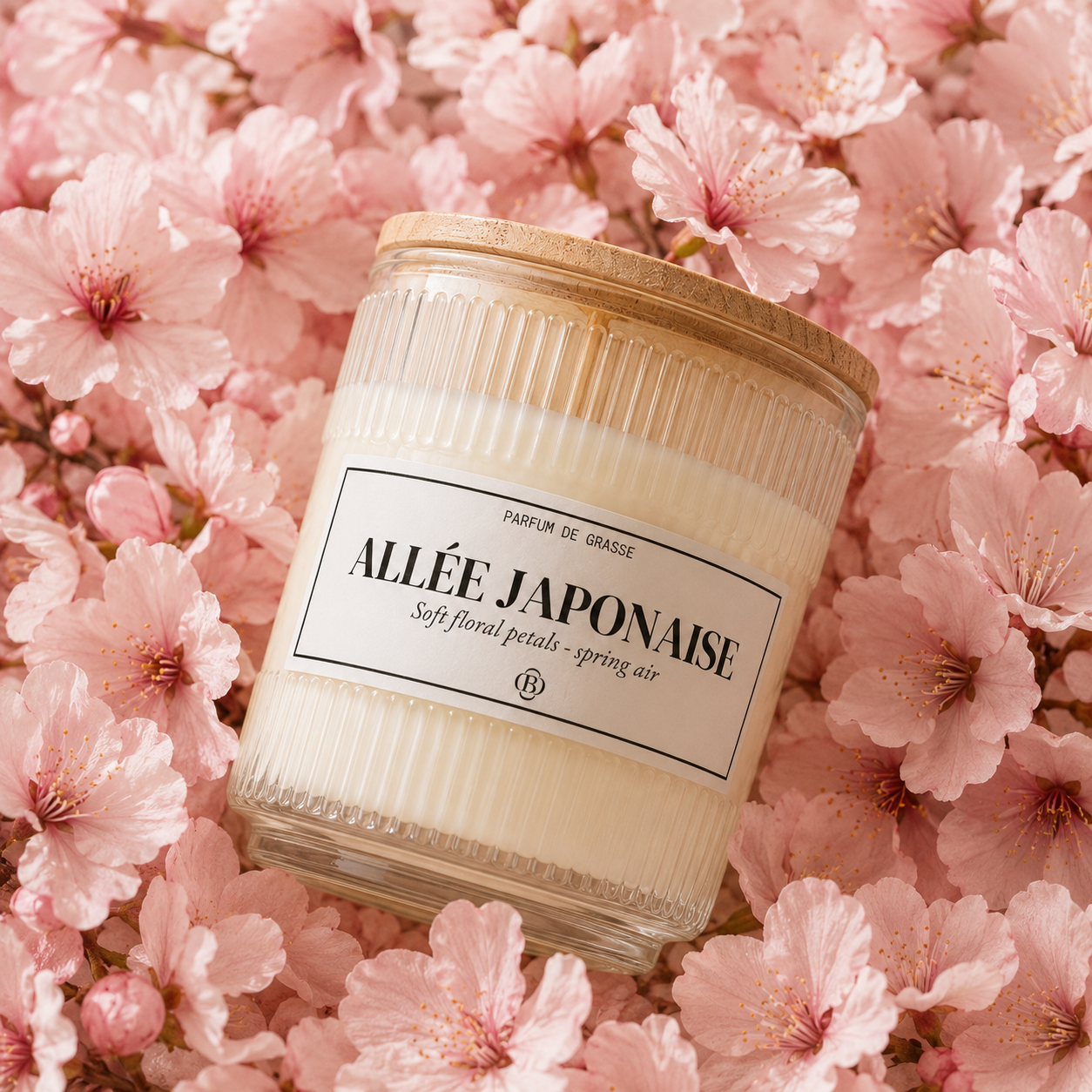 Bougie parfumée allée japonaise - Chic Bottle