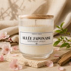 Bougie parfumée allée japonaise - Chic Bottle -Piramide olfative