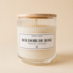 Bougie parfumée boudoir de rose - Chic Bottle