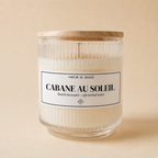 Bougie parfumée cabane au soleil- Chic Bottle