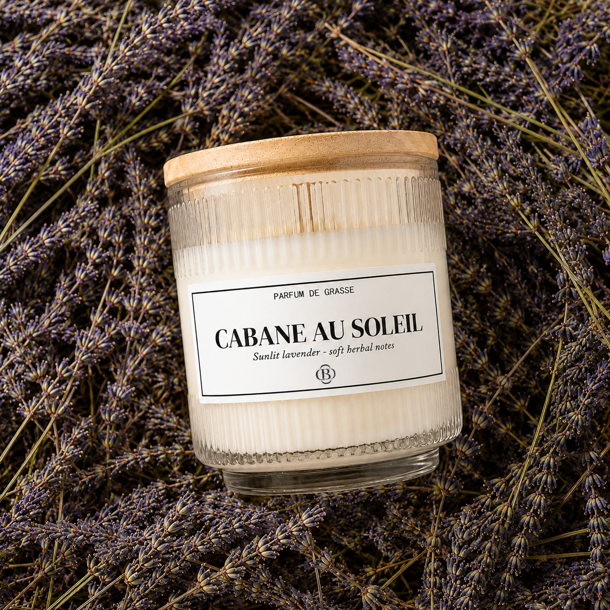 Bougie parfumée cabane au soleil - Belle - Chic Bottle