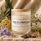 Bougie parfumée nuit en provence - Chic Bottle -Piramide olfative